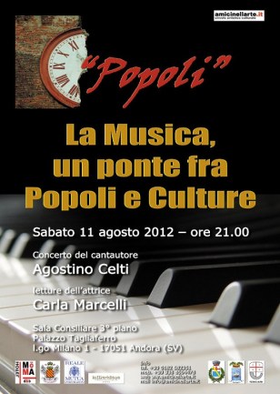 Locandina Popoli recital
